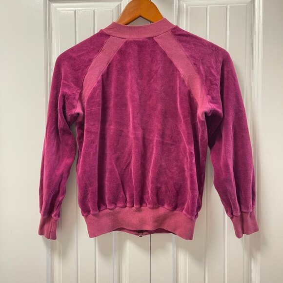 Vintage Tusa Retro Terry Track Jacket Magenta - Picture 5 of 11